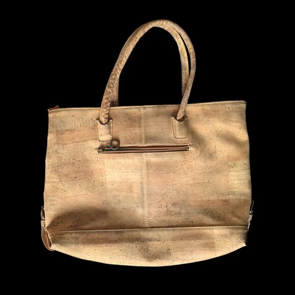 Patchwork Cork Leather Bag ~ Made in Portugal - Picture 4 of 10